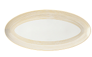 Блюдо овальное фарфоровое SUSI GOLDEN ORBIT, размер: 52х24 см