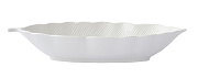 Салатник фарфоровый LEAVES WHITE, размер: 30х13 см в подарочной упаковке