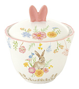 Сахарница фарфоровая TRES JOLIE, объем 180 мл в подарочной упаковке  магазин «Аура Дома»