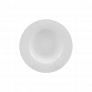 Тарелка суповая фарфоровая BALLET WHITE, д. 23 см PORCEL  магазин «Аура Дома»