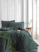 картинка Комплект постельного белья DARK GREEN, состав: 100% хлопок, размер: евро Limasso магазин «Аура Дома»
