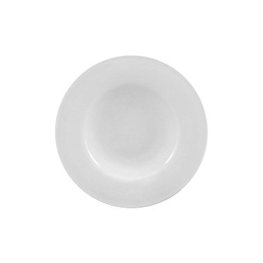 Тарелка суповая фарфоровая BALLET WHITE, д. 23 см
