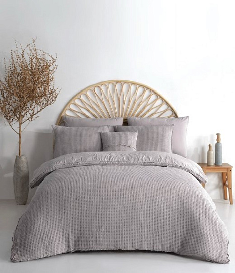 Комплект постельного белья OPAL GREY, состав: 100% хлопок, размер: евро