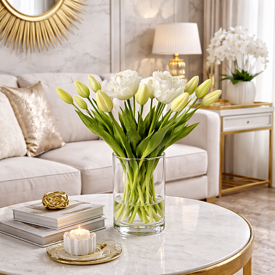 Цветочная композиция Incanto Белые