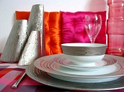 Набор столовой посуды обеденный, 41 предмет, фарфор, серия ARGENTATUS PORCEL  магазин «Аура Дома»