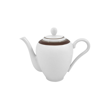Кофейник, 1,4 л, фарфор, серия ETHEREAL Chocolat