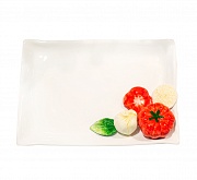 Блюдо прямоугольное керамическое "Моцарелла", р. 23х16 см			  магазин «Аура Дома»