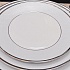 Набор столовой посуды обеденный, 41 предмет, фарфор, серия ETHEREAL WHITE