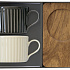 Набор чайный фарфоровый TAKE A BREAK: чашка с подставкой (2 шт) в подарочной упаковке