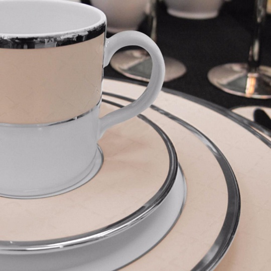 Набор посуды чайный, 15 предметов, фарфор, серия ETHEREAL MOKA