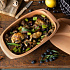 Емкость для запекания с крышкой CULINARIO размер 22,0 x 13,7 x 36,5 cm цвет терракот примерно на 4 человек