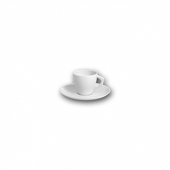 Чашка кофейная, 80 мл, фарфор, серия WHITE TEARS