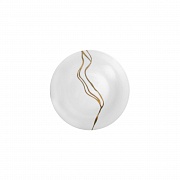 Тарелка для масла/хлеба, 18 см, фарфор, серия FIUME D'ORO PORCEL магазин «Аура Дома»