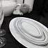 Набор посуды чайный, 15 предметов, фарфор, серия SILVER STRIPES