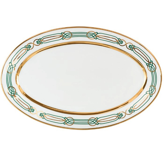 Блюдо овальное фарфоровое MYTH LIBERTY, размер: 31x20 см