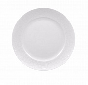 Тарелка дессертная, 21 см, фарфор, серия  STRAVAGANZA WHITE PORCEL  магазин «Аура Дома»