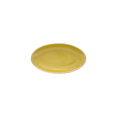 Блюдо овальное, 20х11 см, фарфор, серия LEAF