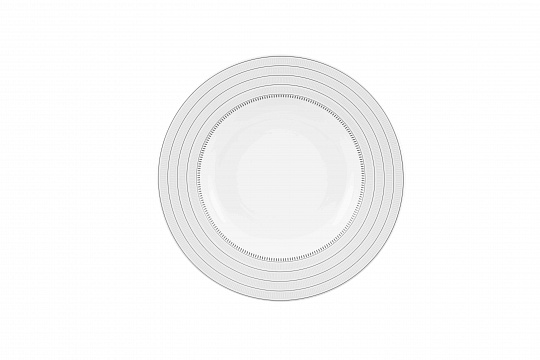 Тарелка суповая фарфоровая Elegant, д. 23,3 см