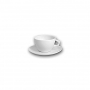 Блюдце чайное, 15 см, фарфор, серия WHITE TEARS PORCEL  магазин «Аура Дома»