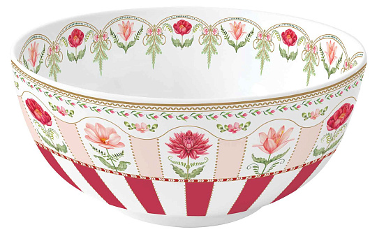 Салатник фарфоровый FLOWERY, д. 23 см