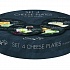 Набор тарелок фарфоровых WORLD OF CHEESE (4 шт), д. 19 см в подарочной упаковке