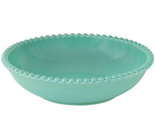 Тарелка суповая фарфоровая TIFFANY AQUAMARINE, д. 20 см