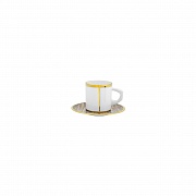 Чашка кофейная, 90 мл, фарфор, серия BRASH PORCEL магазин «Аура Дома»