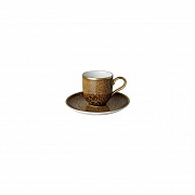 Чашка кофейная (110 мл) с блюдцем (12 см), фарфор, серия TUAREG PORCEL магазин «Аура Дома»