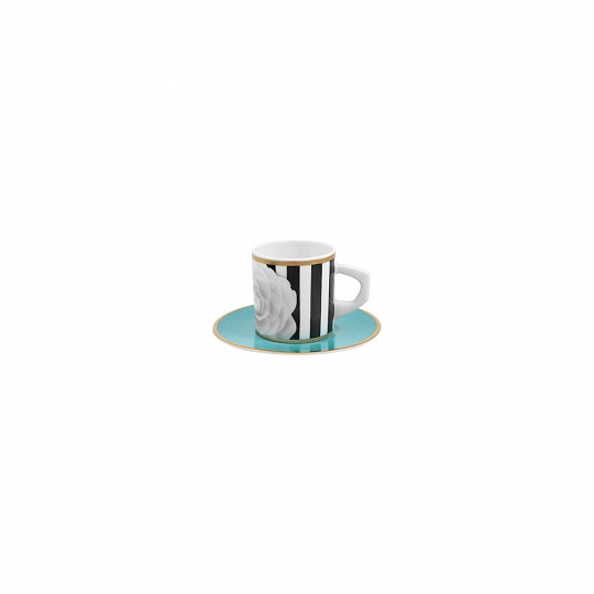 Чашка кофейная, 90 мл, фарфор, серия CAMELLIA
