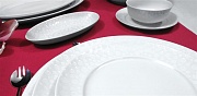 Набор столовой посуды обеденный, 41 предмет, фарфор, серия STRAVAGANZA WHITE PORCEL  магазин «Аура Дома»