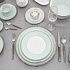 Набор столовой посуды обеденный, 41 предмет, фарфор, серия ETHEREAL BLUE
