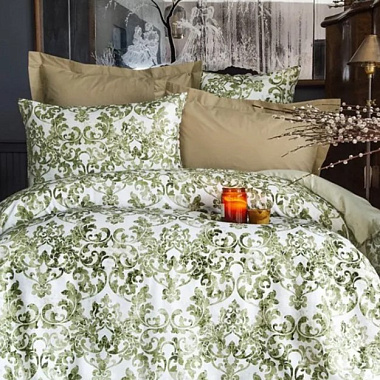 Комплект постельного белья ISSIMO, семейный (толеное молоко)