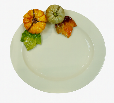 Блюдо овальное керамическое "Тыквы", размер: 42x33 см