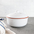 Емкость для запекания круглая с крышкой Bread Baking Potround размер 23,5 x 23,5 x 12,5 cm цвет терракот