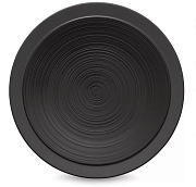 Тарелка десертная  26 см , BAHIA ONYX /BLACK, фарфор  магазин «Аура Дома»