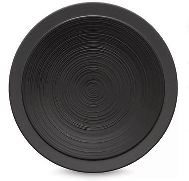 Тарелка десертная  26 см , BAHIA ONYX /BLACK, фарфор