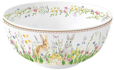 Салатник фарфоровый HAPPY EASTER, д. 23 см
