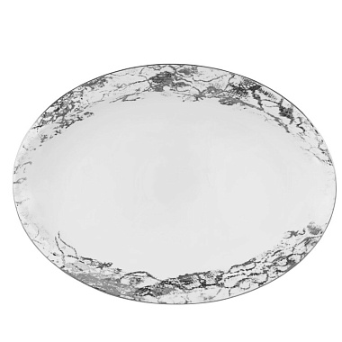 Блюдо овальное фарфоровое BALLET BELLE EPOQUE PT, размер: 35x26 см