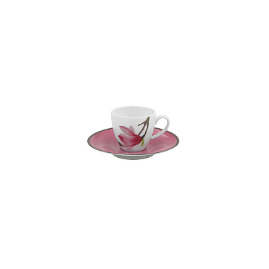 Блюдце кофейное, 13 см, фарфор, серия MAGNOLIA