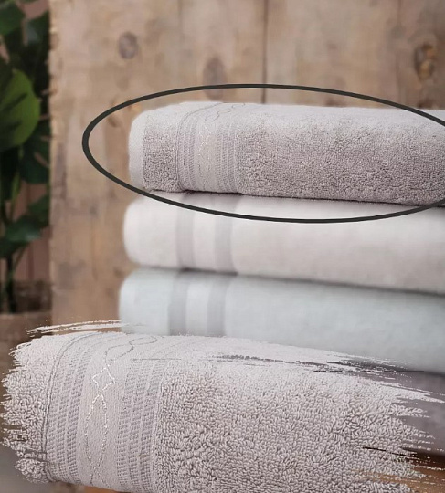 Полотенце махровое ALYANS, состав: 100% хлопок, размер: 50х90 см, цвет: бежевый