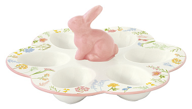 Блюдо сервировочное фарфоровое TRES JOLIE, д. 21 см в подарочной упаковке