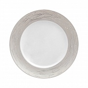 Тарелка сервировочная диаметр 31 см, набор столовой посуды ARGENTATUS, фарфор