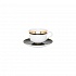 Чашка чайная (240 мл) с блюдцем (15 см), фарфор, серия SATURN