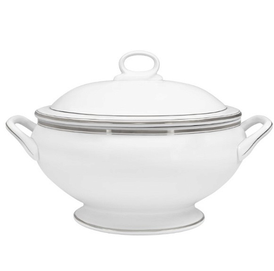 Супница фарфоровая OLYMPUS PLATINE, объем 3280 мл
