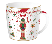 Кружка  форфоровая  NUTCRACKER TWIST объем 350 мл в подарочной упаковке  магазин «Аура Дома»