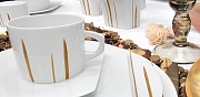 Набор посуды чайный, 15 предметов, фарфор, серия GOLDEN TOUCH PORCEL магазин «Аура Дома»
