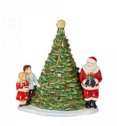 картинка Christmas Toy's "Санта на елке" подвечник 20x17x23cm  магазин «Аура Дома»