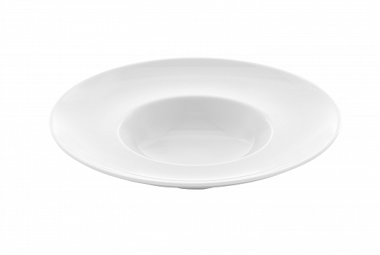 Тарелка глубокая фарфоровая Bianco, д. 27 см